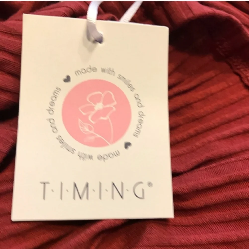 NWT Cute V Neck Sweater Top by Timing - Picture 6 of 6
